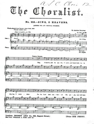 The Choralist no.218