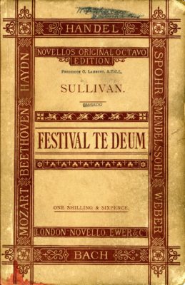 Festival Te Deum Vocal Score